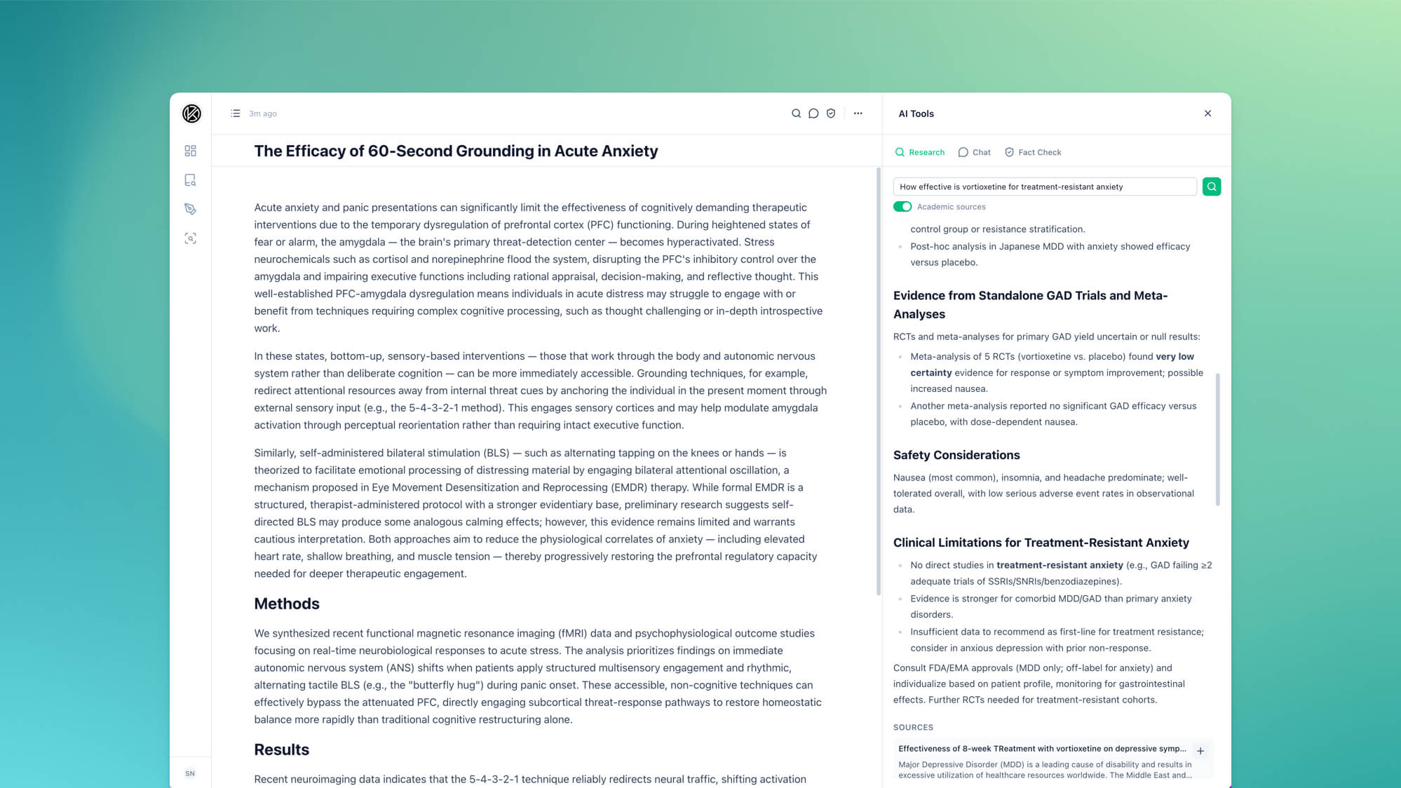 Notis — Your Research & Writing Workspace